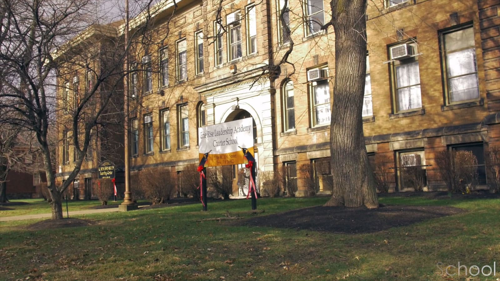 Front of building